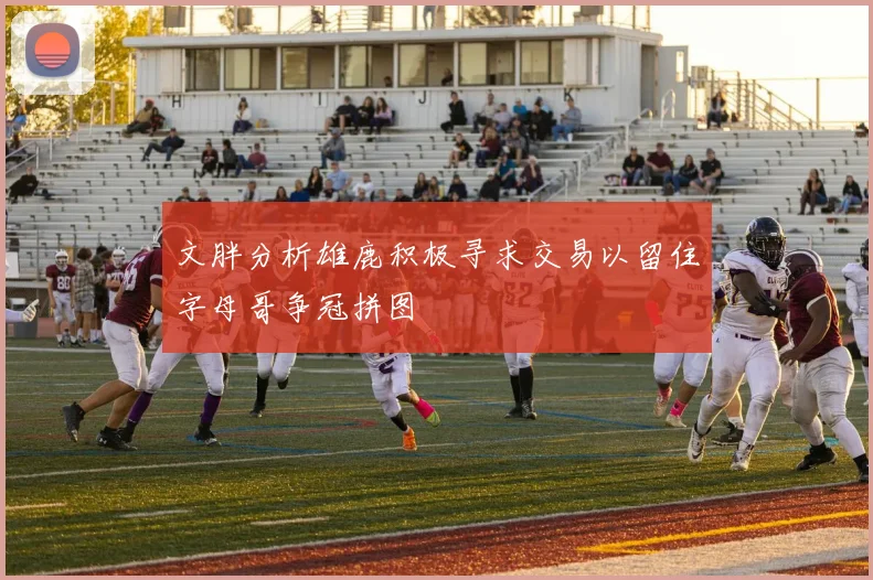 文胖分析雄鹿积极寻求交易以留住字母哥争冠拼图